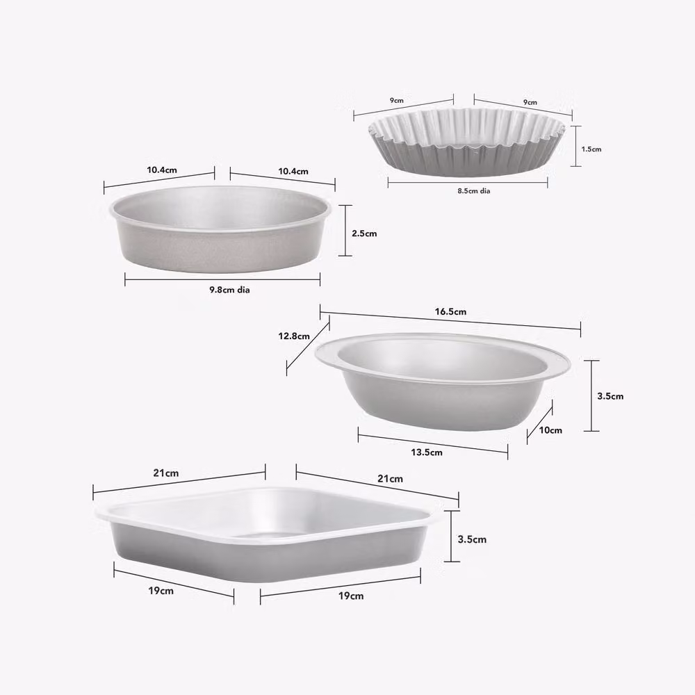 Betterware 12 Piece Non-Stick Air Fryer Accessories Set in Silver – 5