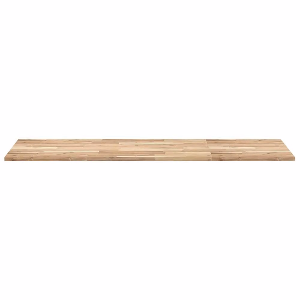Berkfield Home Rectangular Solid Wood Acacia Table Top in Brown, W/D/H: 140 x 60 x 2 cm – 2