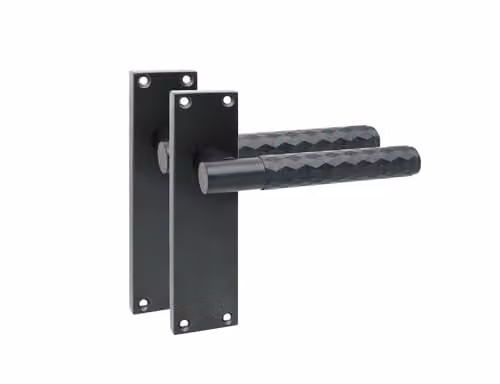 Golden Grace T-Bar Interior Door Handle Set in Matt Black, 1 Pair – 1