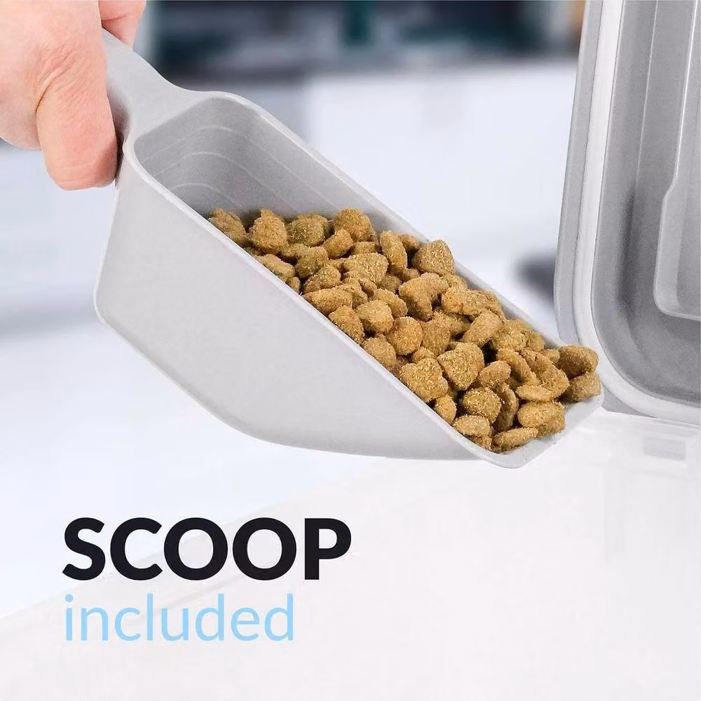 PAWNORA 20L Pet Food Container on Wheels in Grey – 3