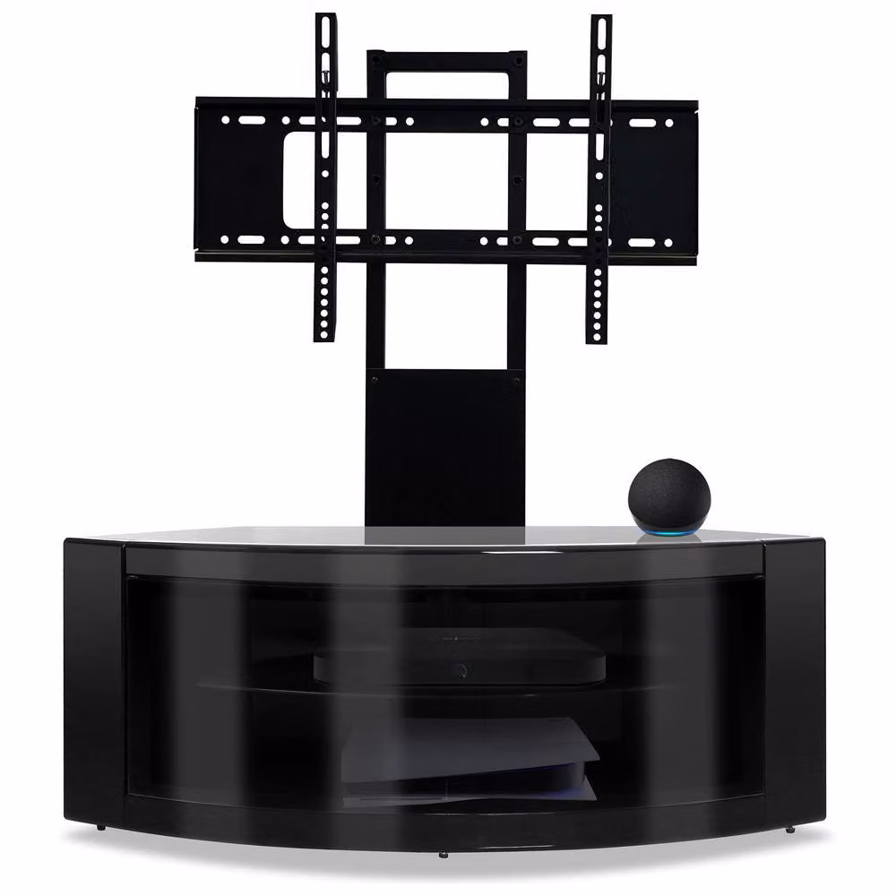 Centurion Supports PANGEA Tru-Corner Flat Screen 32-55 inch TV Cabinet with Mounting Arm in Black – 2