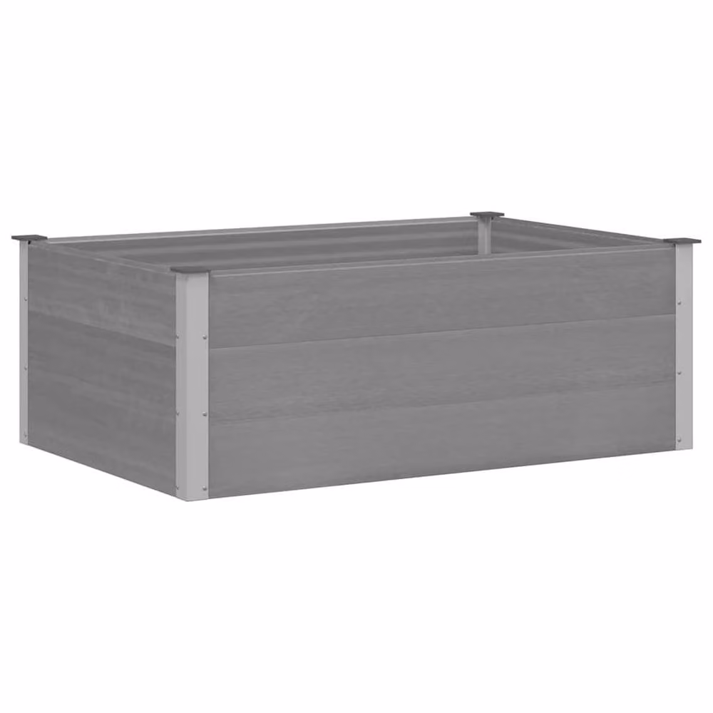 Berkfield Home Garden Grey WPC Raised Bed W/D/H: 150 x 100 x 54 cm – 2