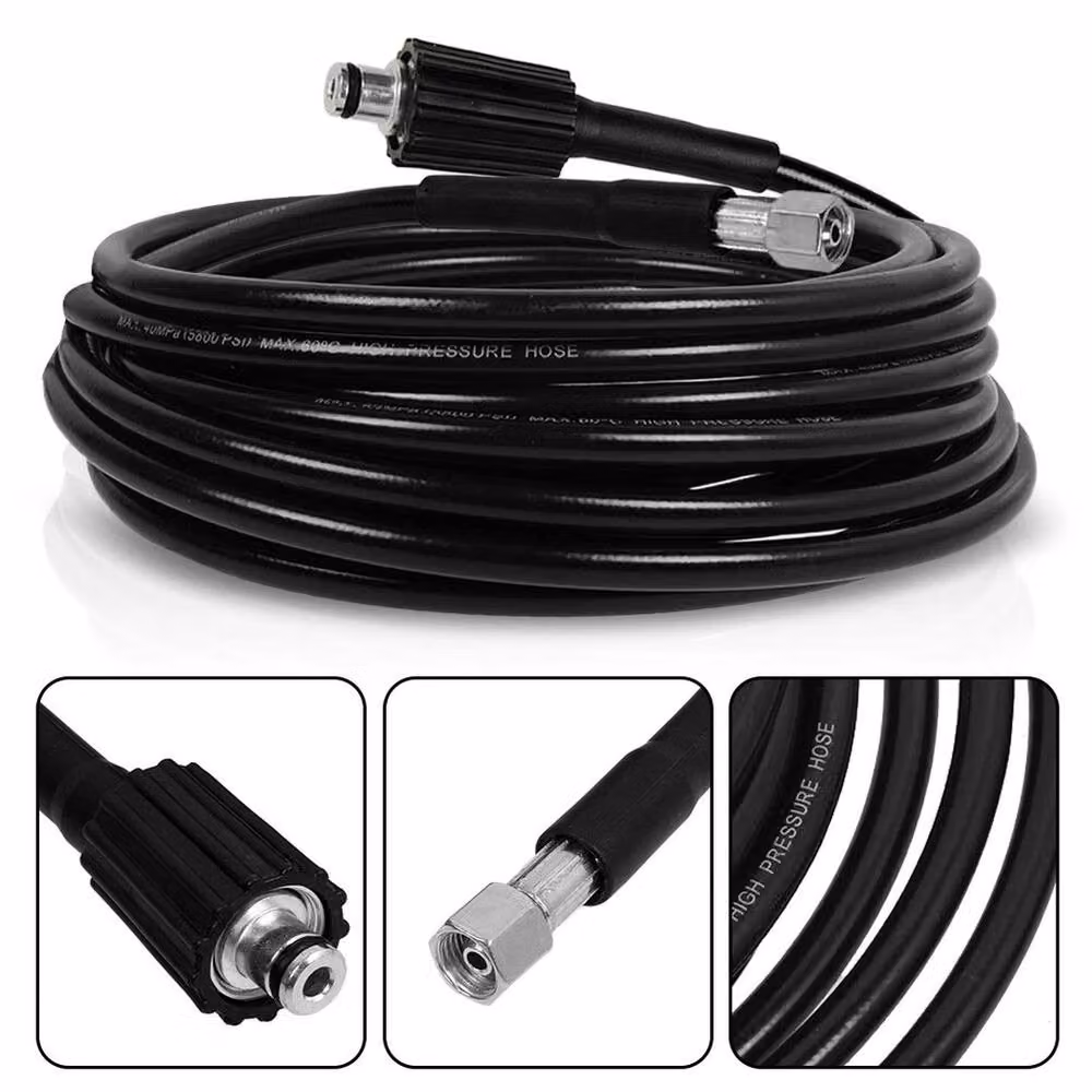 SPETLEK High Pressure Washer Hose, 15m, Black – 3