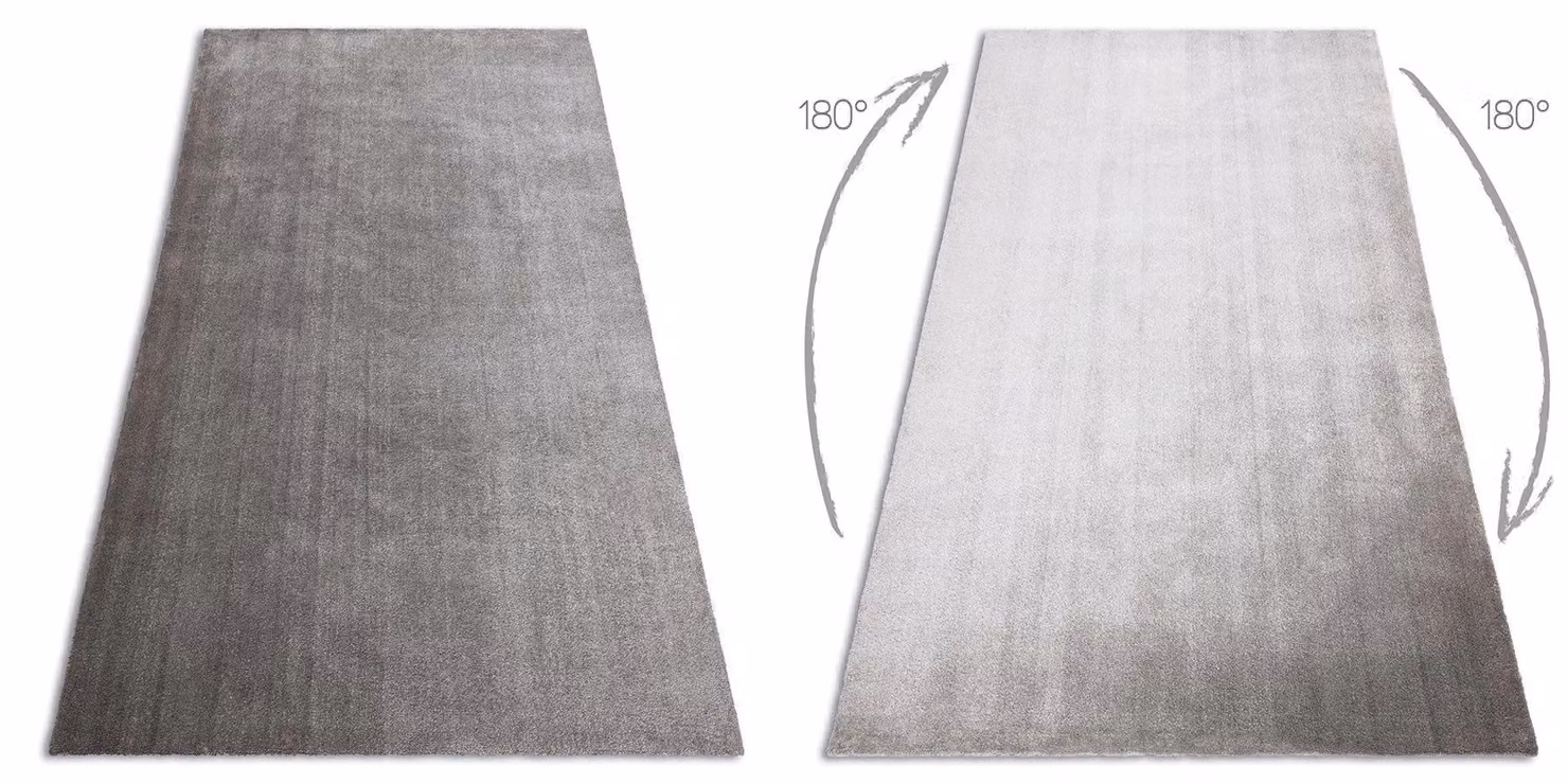 RugsX Washing Craft Washable Grey Rectangular Rug, W: 60 cm, L: 115 cm – 2