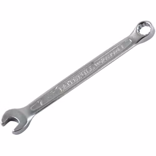 Faithfull Chrome Vanadium Combination Spanner, 7mm, Silver