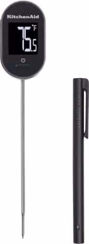 KitchenAid Pivoting Digital Kitchen Food Thermometer in Black – 1