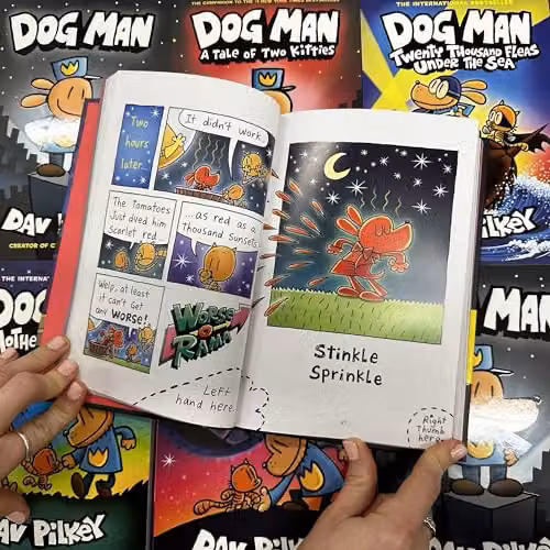 Dog Man 12: The Scarlet Shedder by Scholastic, Multicolour Paper Book – 4