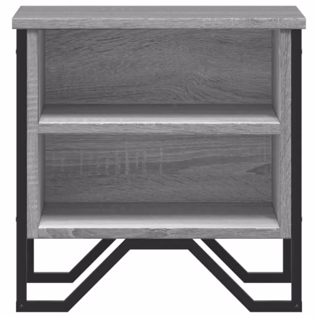Berkfield Home Grey Sonoma Bedside Cabinet Set of 2, W/D/H: 40 x 30 x 40 cm – 4