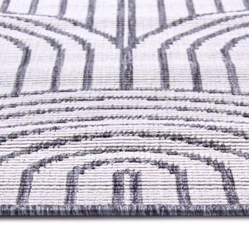 THE RUGS Pangli Reversible Flatweave Indoor Outdoor Rug, Grey, W: 120 cm, L: 170 cm – 2