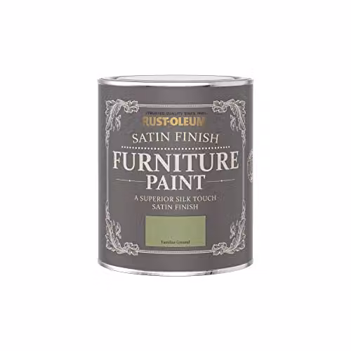Rust-Oleum Satin Furniture and Skirting Board Paint in Green, 750ml – 3