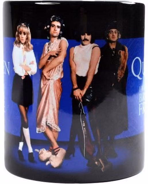 Queen I Want To Break Free Multicoloured Stoneware Mug