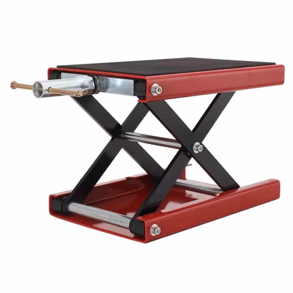 NESTLUNE Motorbike Lift Jack Stand Red W: 100 cm, D: 40 cm, H: 35 cm – 3