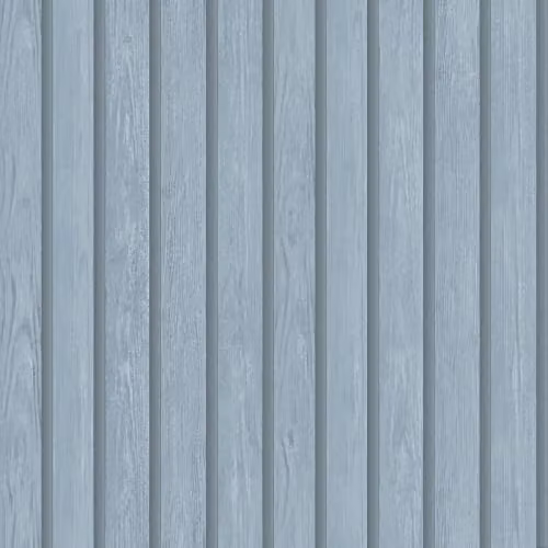 Holden Decor Blue Wood Slat 3D Effect Striped Wallpaper