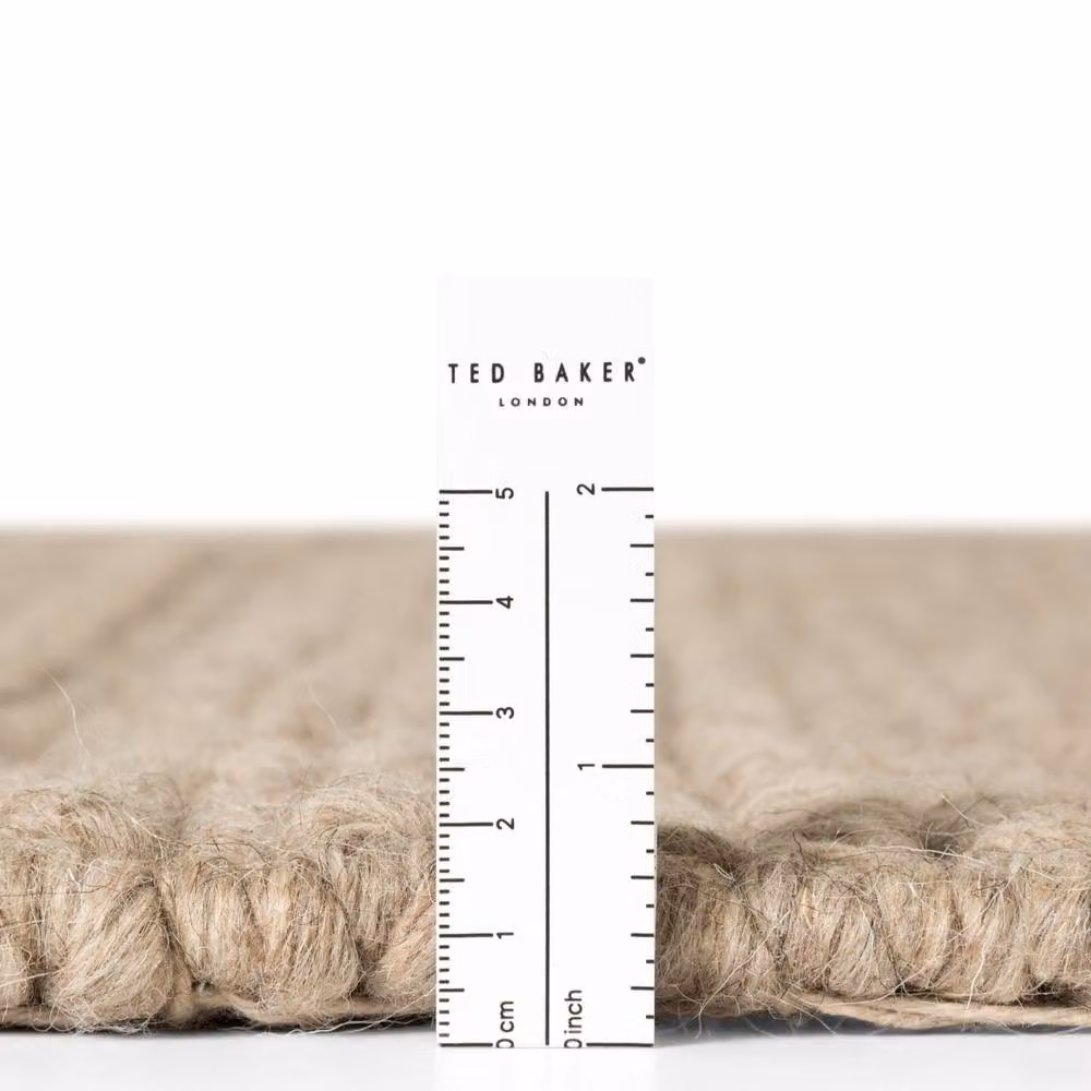 Ted Baker Camden Wool Parker Hand-Knotted Striped Rug in Beige, W: 120 cm, L: 170 cm – 3