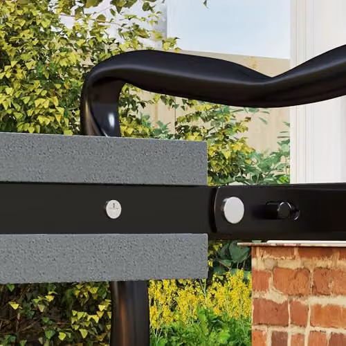 Outsunny 2 in 1 Folding Garden Kneeler and Foam Seat Bench, Grey – 8