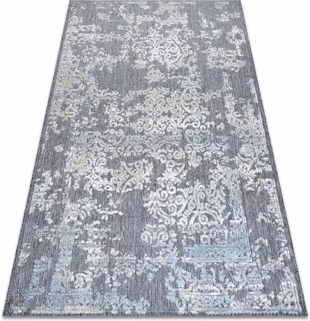 RugsX Sole Grey Rectangular Flat Weave Rug, W: 120 cm, L: 170 cm