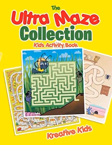 Kreative Kids Ultra Maze Collection Kids Activity Book, Multicolour