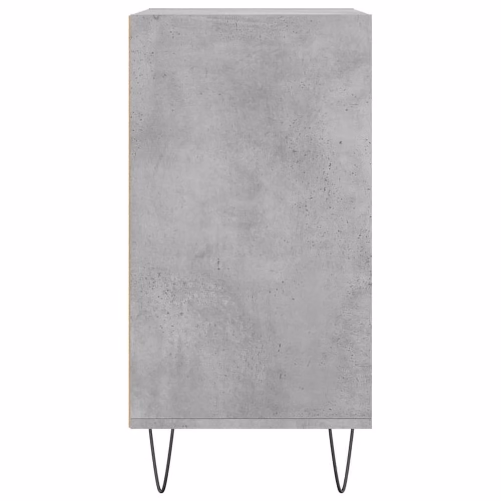 Berkfield Home Industrial Sideboard in Concrete Grey, W/D/H: 57 x 35 x 70 cm – 4