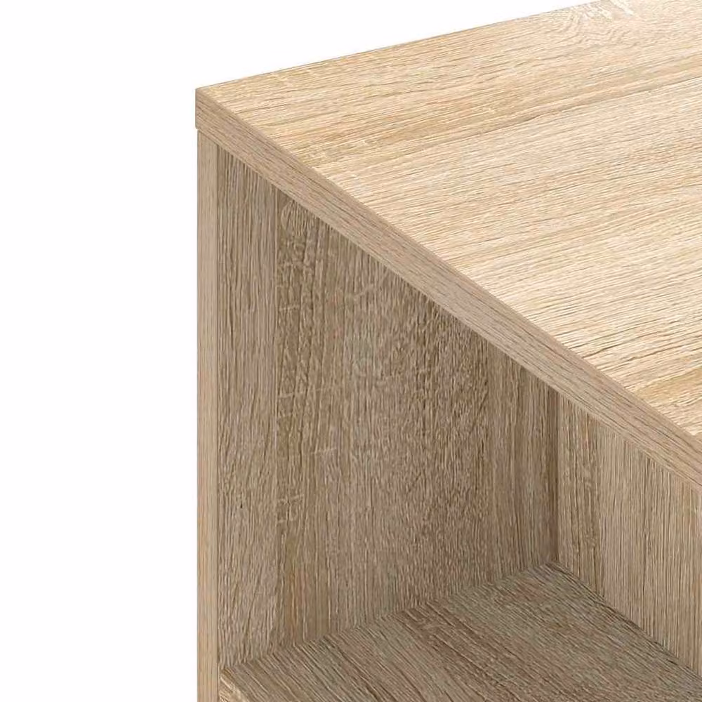 Berkfield Home Modern TV Cabinet in Sonoma Oak, Light Brown, W/D/H: 102 x 34.5 x 43 cm – 4
