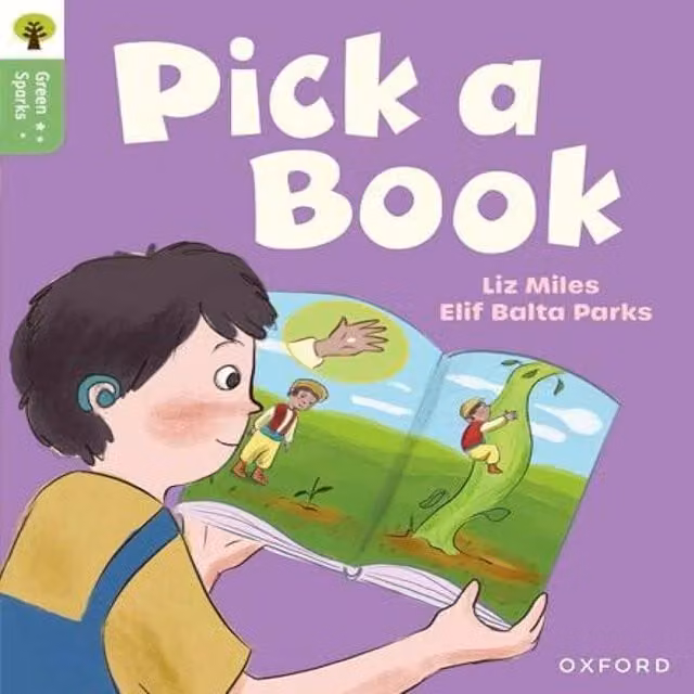 Liz Miles Oxford Reading Tree Green Sparks Level 3 Pick a Book Paperback in Multicolour and Purple