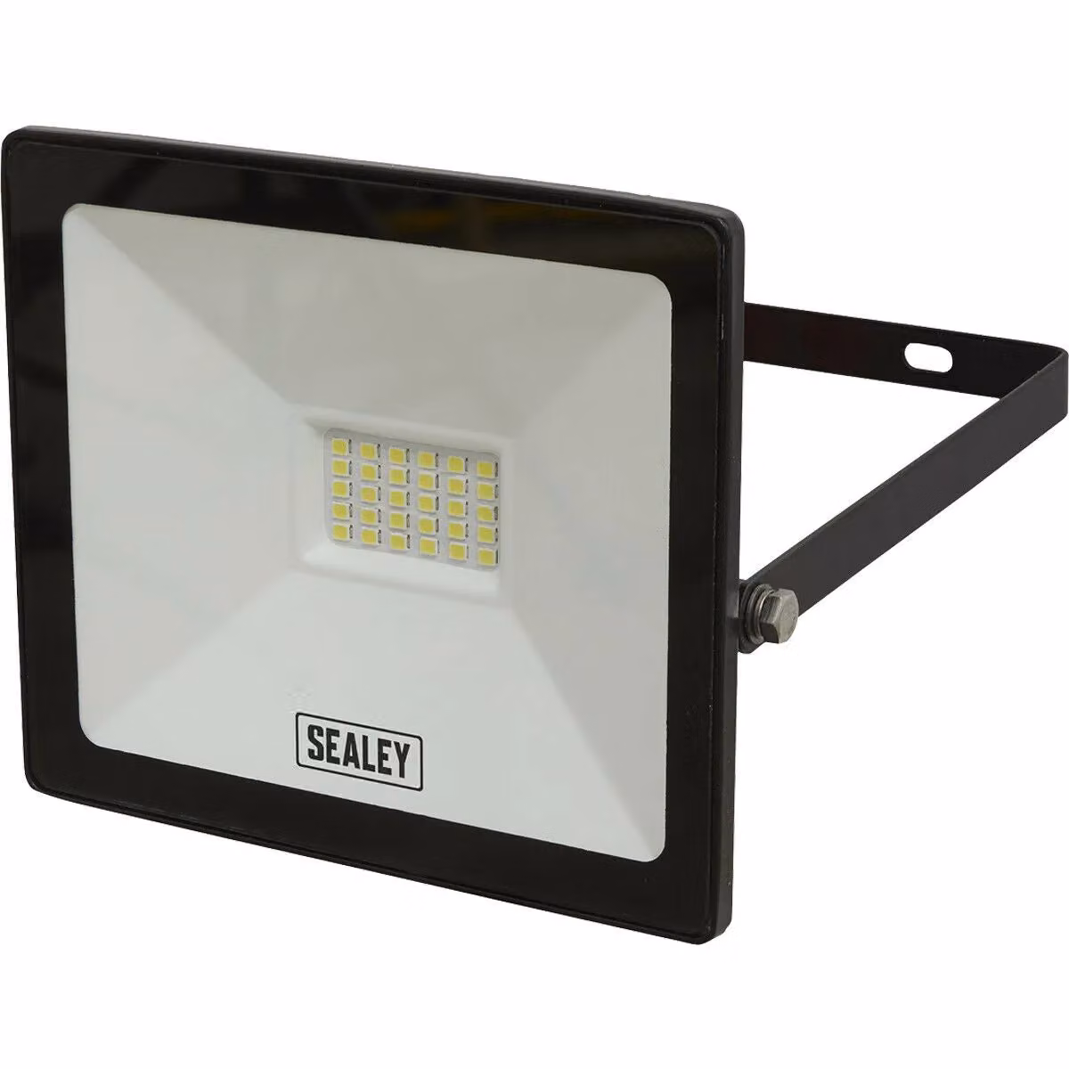 Loops Extra Slim 20W SMD LED Floodlight with Wall Bracket, 1700 Lumens, IP65 Rated, Black – 3