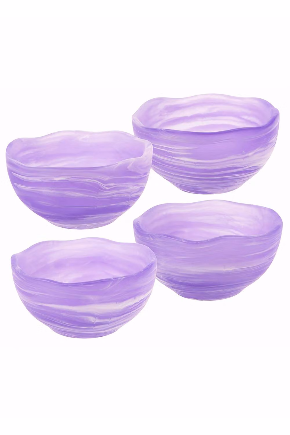 Bread + Butter Set of 4 Purple Resin Bowls – 2
