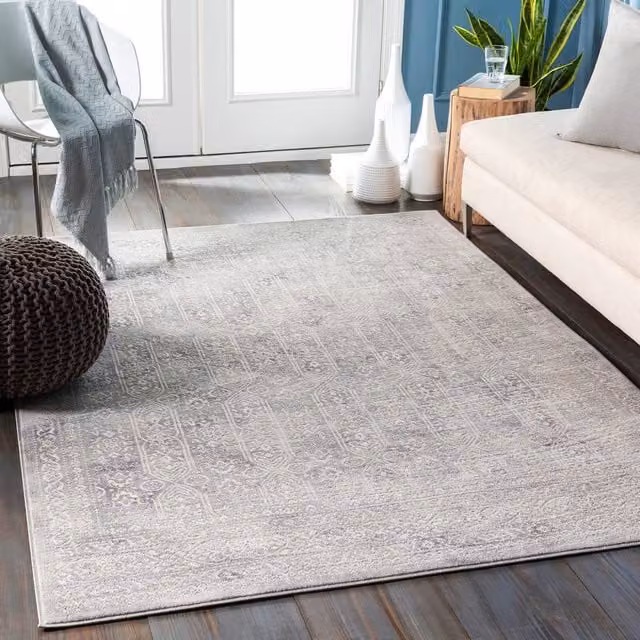 Livabliss Roma Vintage Boho Rug in Grey and Blue, W: 160 cm, D: 215 cm – 1
