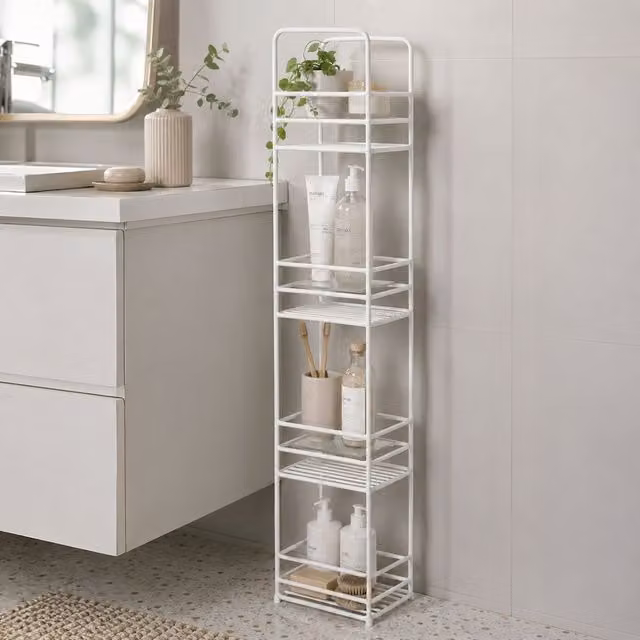 Orsina Dara Four Tier White Rectangular Storage Caddy – 2