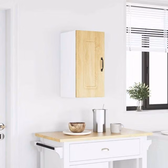 Berkfield Home Kalmar Modern Kitchen Wall Cabinet in Sonoma Oak Brown