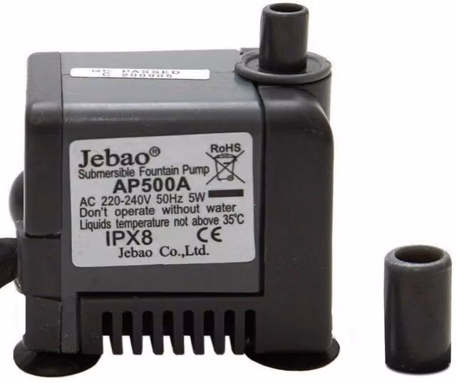 Primrose 450LPH Mains Powered Water Feature Pump - Black