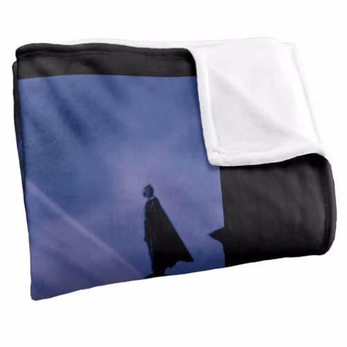 LOGOVISION Batman 1989 Bat Signal Super Soft Silky Touch Fleece Throw Blanket, Multicolour, W: 91.44 cm x L: 147 cm – 2