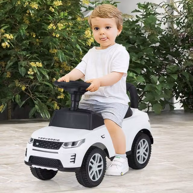 Costway Kids Ride On Push Car and Walking Sliding Toy in White