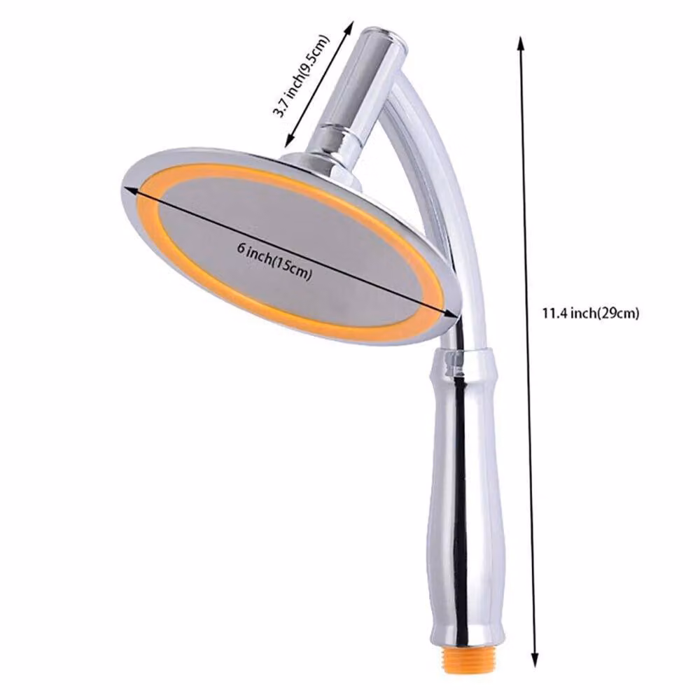 Nordara Silver Chrome Round Handheld Water Saving Filter Shower Head – 2