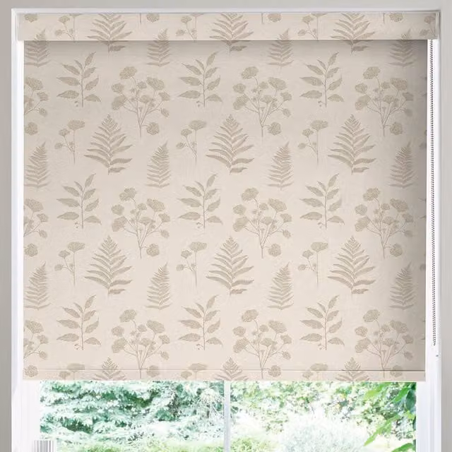 Natura Made to Measure Blackout Roller Blind in Wheat