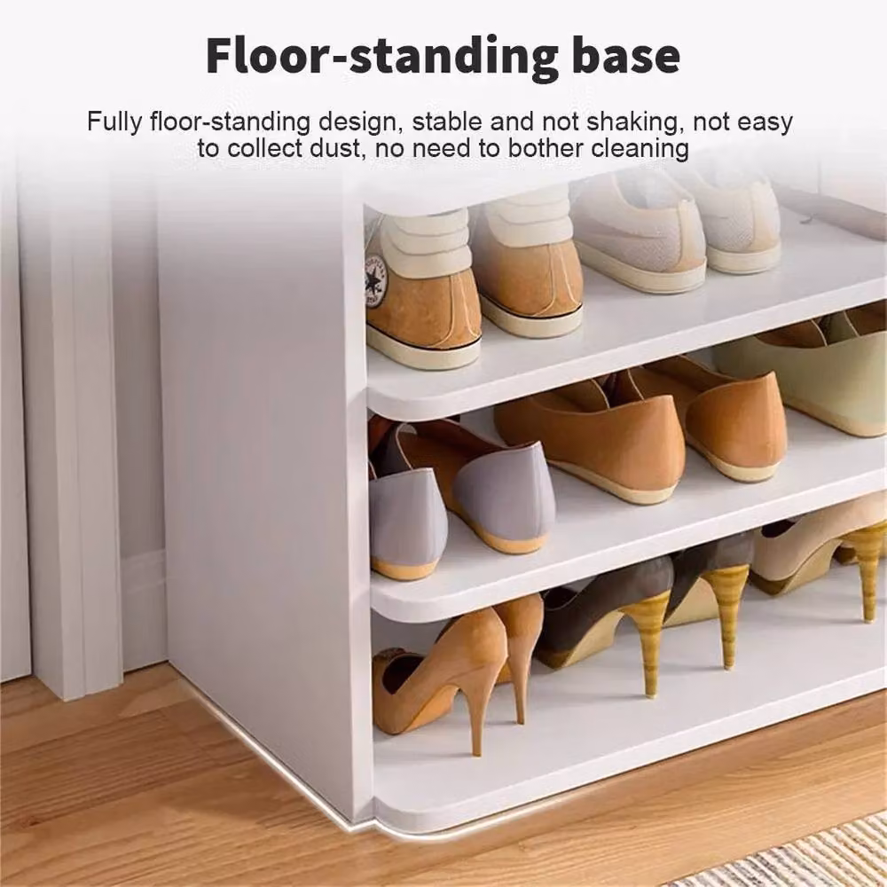 FORGEVIO 6 Tier Shoe Rack in White, W/D/H: 62 x 26 x 88 cm – 2