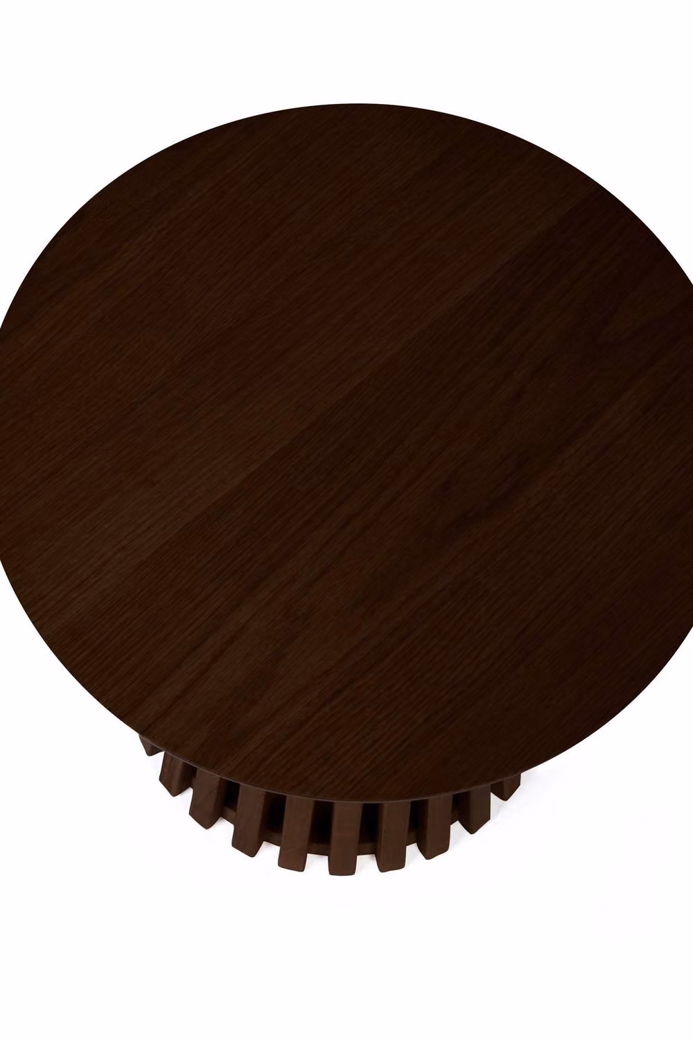 Julian Bowen Ollie Round Wood Side Table in Brown – 3