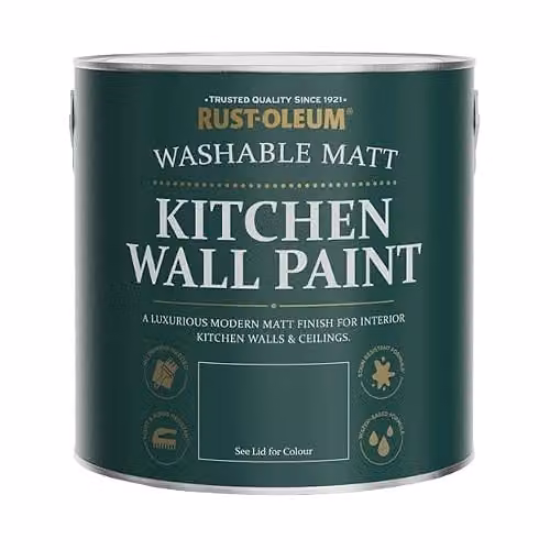 Rust-Oleum Matt Kitchen Wall Paint in Steamed Milk, 2.5 l – 2