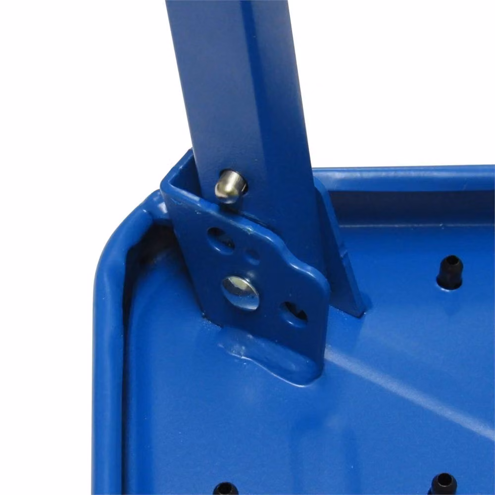 Nordara Blue Single Folding Step Stool with Handle and Non-Slip Rubber Feet – 4