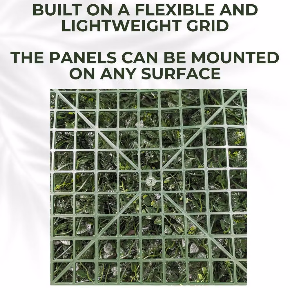 Ark Mat Vinewell Artificial Plant Wall Panel in Green, W/H: 100 x 100 cm – 6