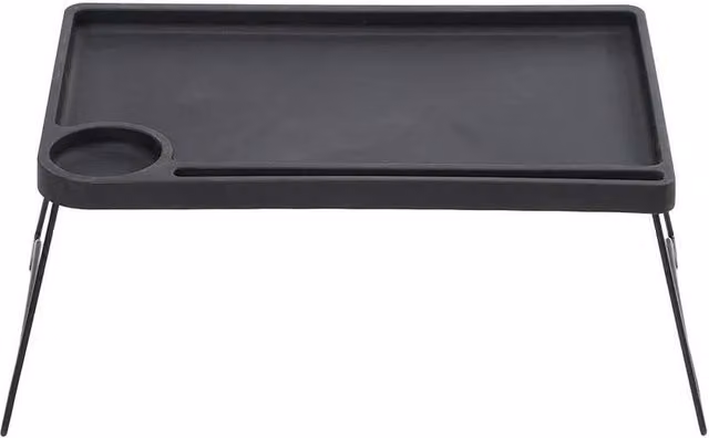 KORVIXA Black Folding Laptop Bed Table and Sofa Lap Desk Tray – 1