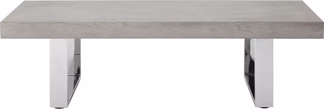 Fifty Five South Modern Grey Elm Wood Coffee Table