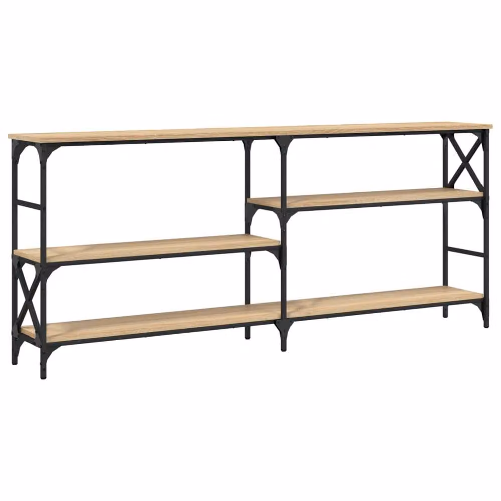 Berkfield Home Sonoma Oak Console Table, Brown, W: 180 cm, D: 29 cm, H: 76.5 cm – 2