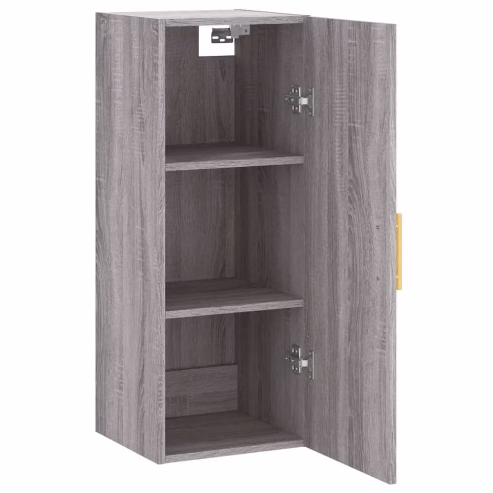 Berkfield Home Wall Mounted Cabinet in Grey Sonoma, W/D/H: 34.5 x 34 x 90 cm – 3