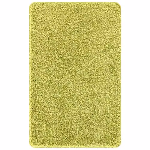 vidaXL Anti-slip Green Polyester Bath Mat, W: 60 cm, D: 90 cm