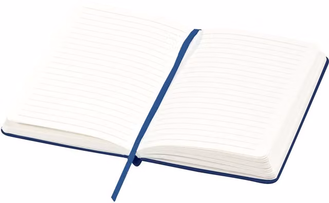 JournalBooks Classic Office Notebook Pack of 2, A5, Blue, Lined Hardcover