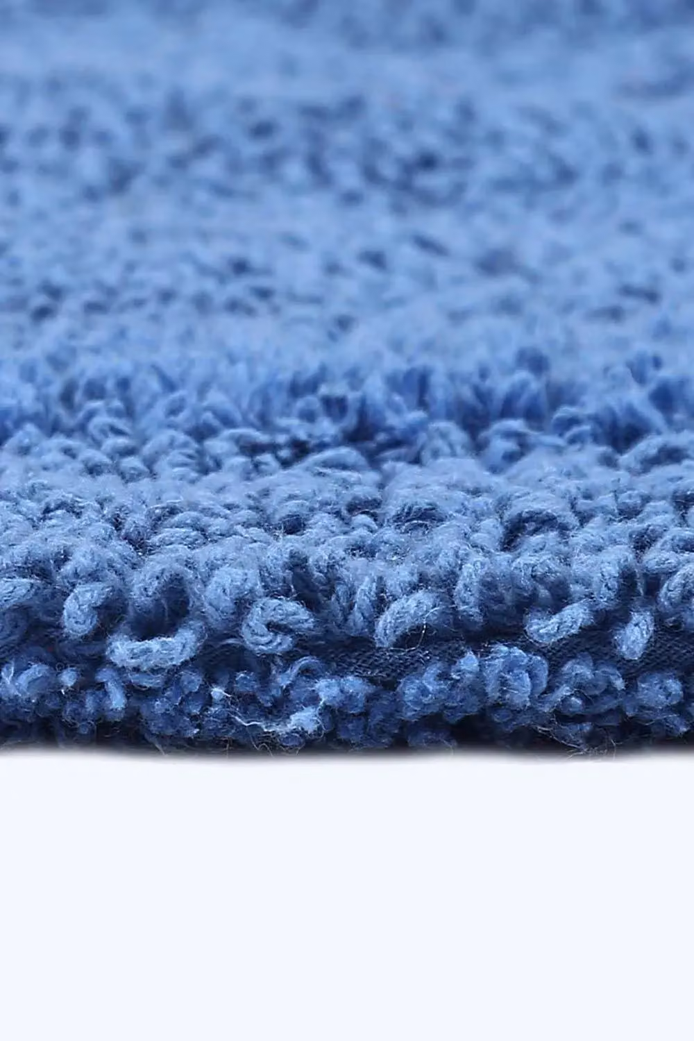 Homescapes Luxury 2 Piece Reversible Cotton Bath Mat and Pedestal Mat Set in Cobalt Blue – 3