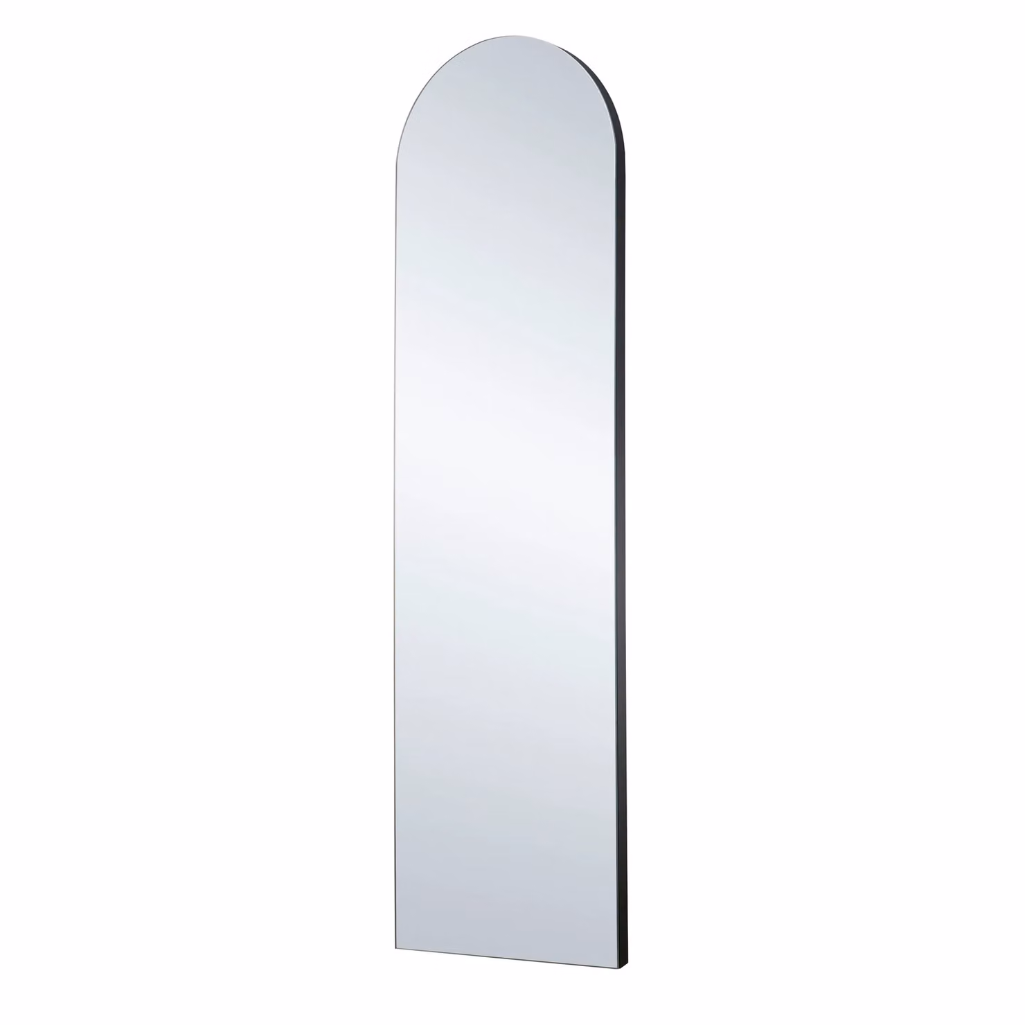 Yearn Mirrors Minimalist Arch Black Tall Full Length Wall Mirror – 2