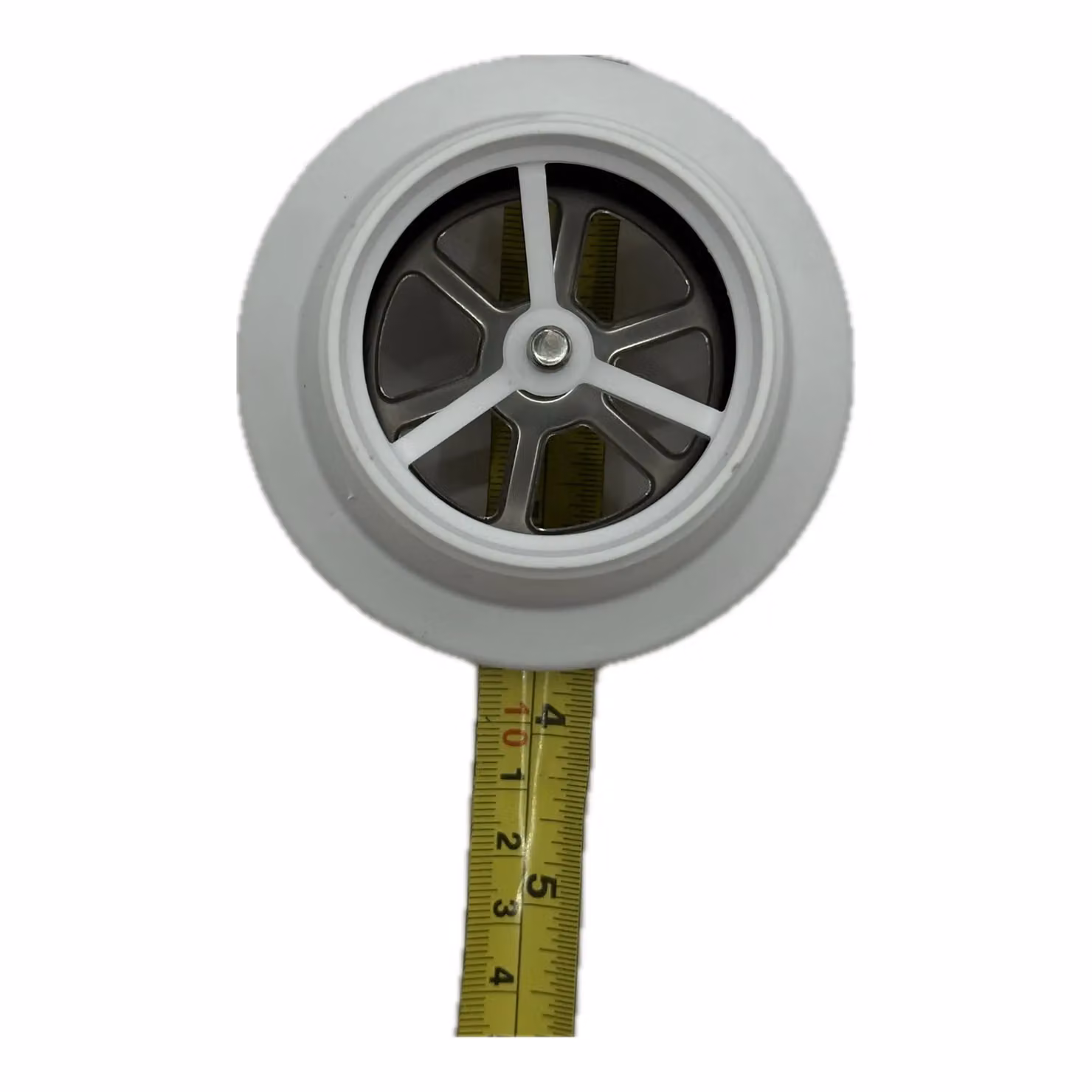 McAlpine BSW21P Centre Pin Sink Waste with 85mm Stainless Steel Flange and Plug in Silver – 2