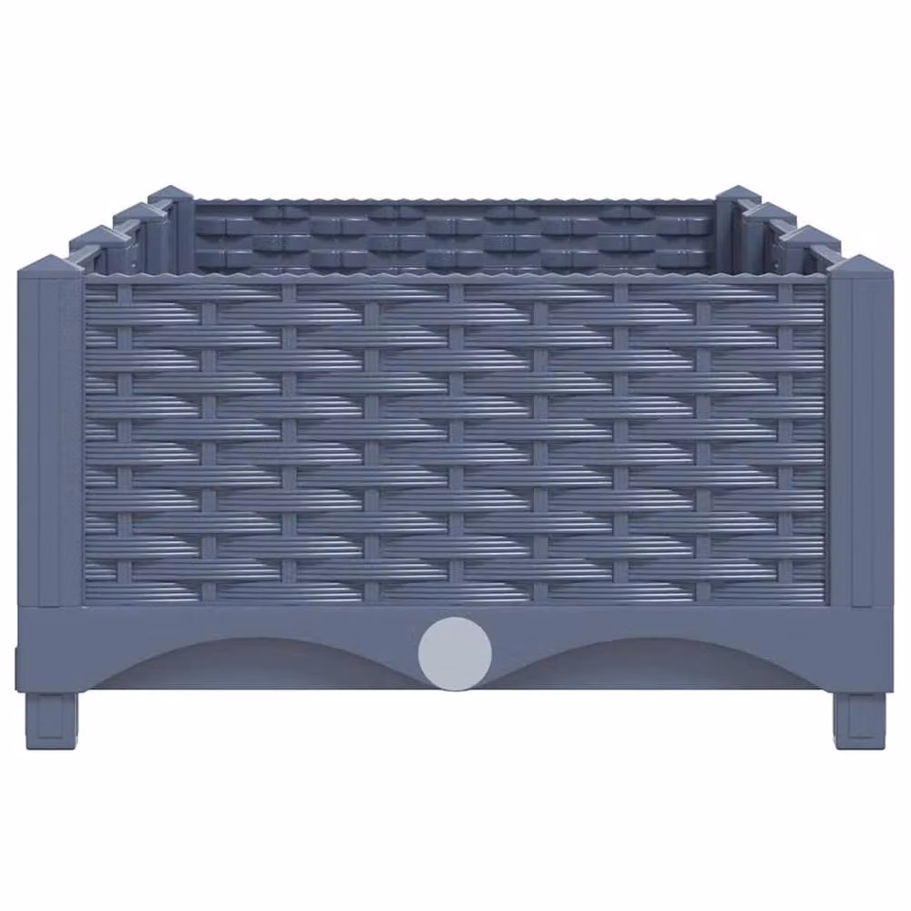Berkfield Home Grey Polypropylene Raised Bed W/D/H: 120 x 40 x 23 cm – 3