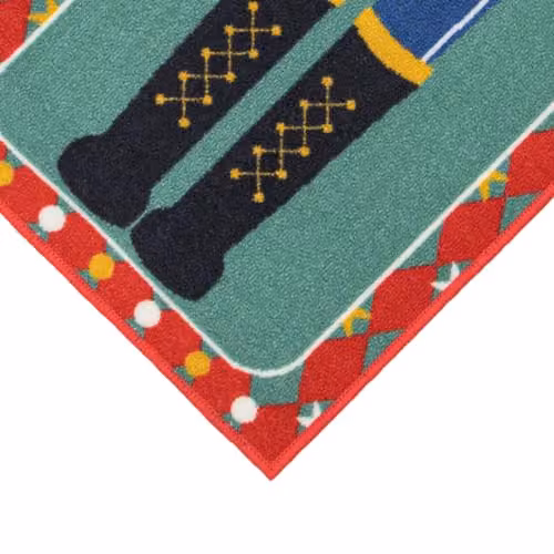 JVL Nutcracker Christmas Washable Non-Slip Runner, Multicolour, W: 50 cm, L: 150 cm – 3